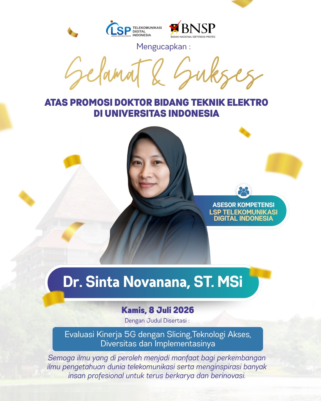 🎉 Selamat & Sukses! 🎉