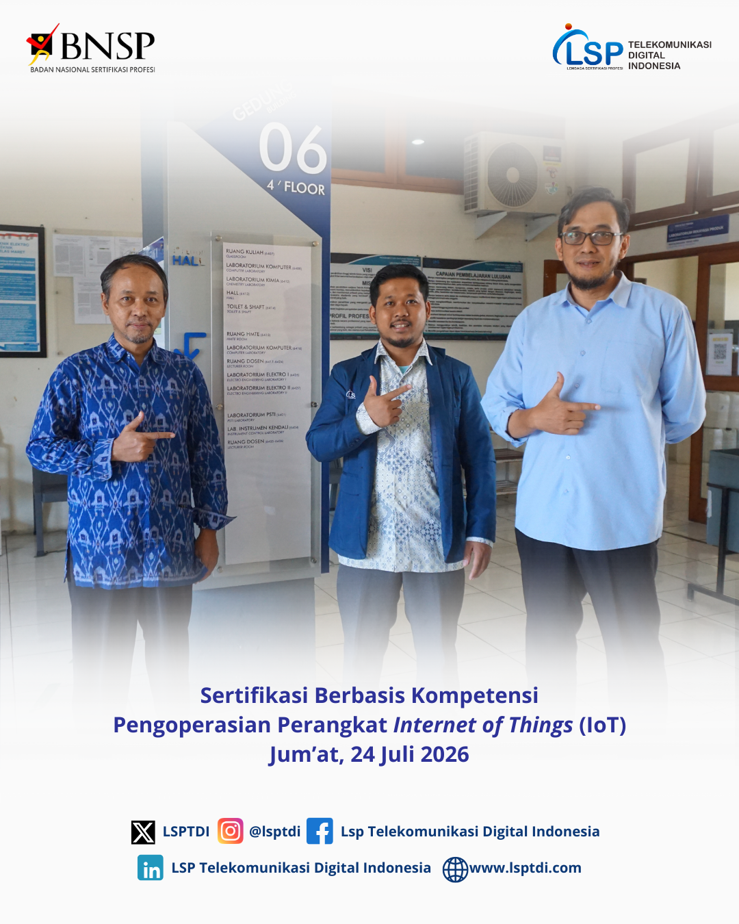 Sertifikasi Berbasis Kompetensi – Pengoperasian Perangkat Internet of Things (IoT)