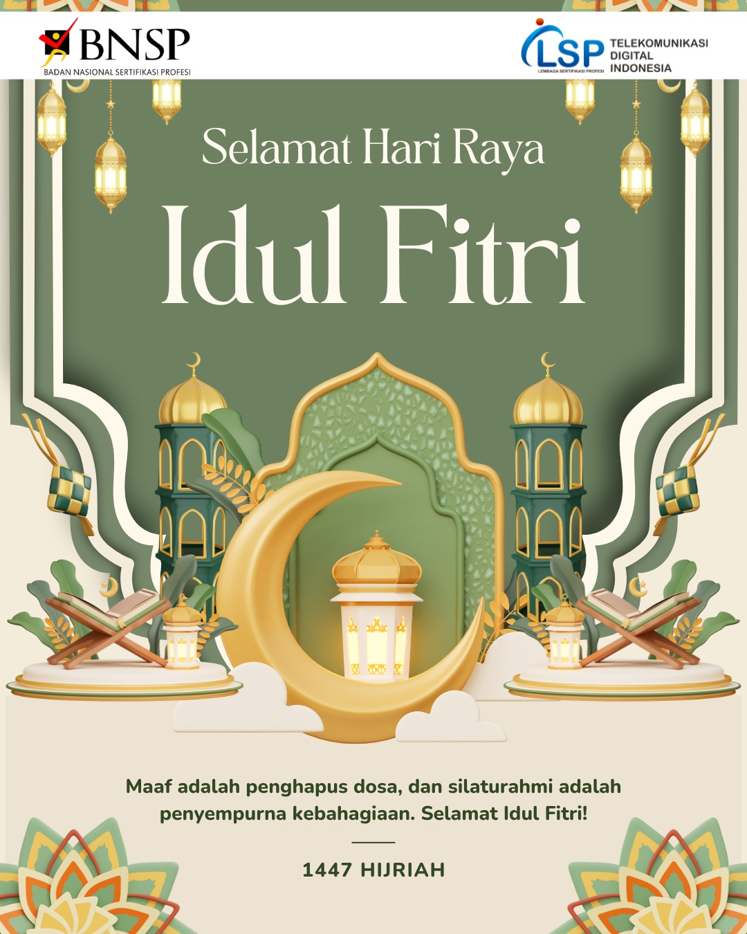 🌙 Selamat Hari Raya Idul Fitri 1447 Hijriah