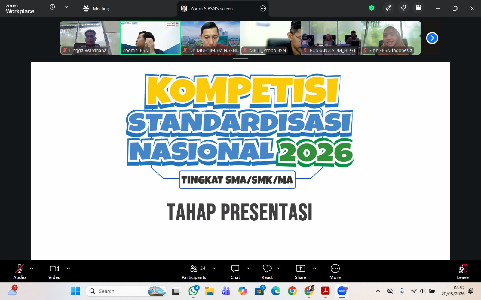 📡 Mendukung Peningkatan Kualitas Standardisasi Nasional melalui Partisipasi Profesional